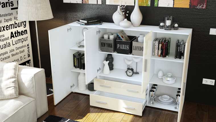 Buffet design ouvert Manhattan
